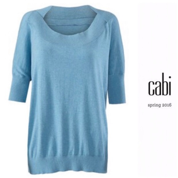 CAbi Sweaters - New Label Cabi - Cornflower Blue Lounge Sweater.